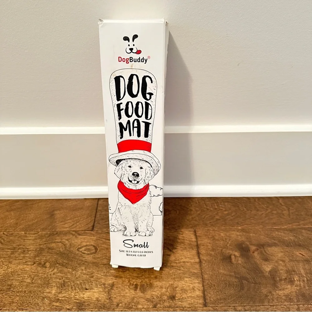 DoggyBuddy Dog Food Mat size Small Gray